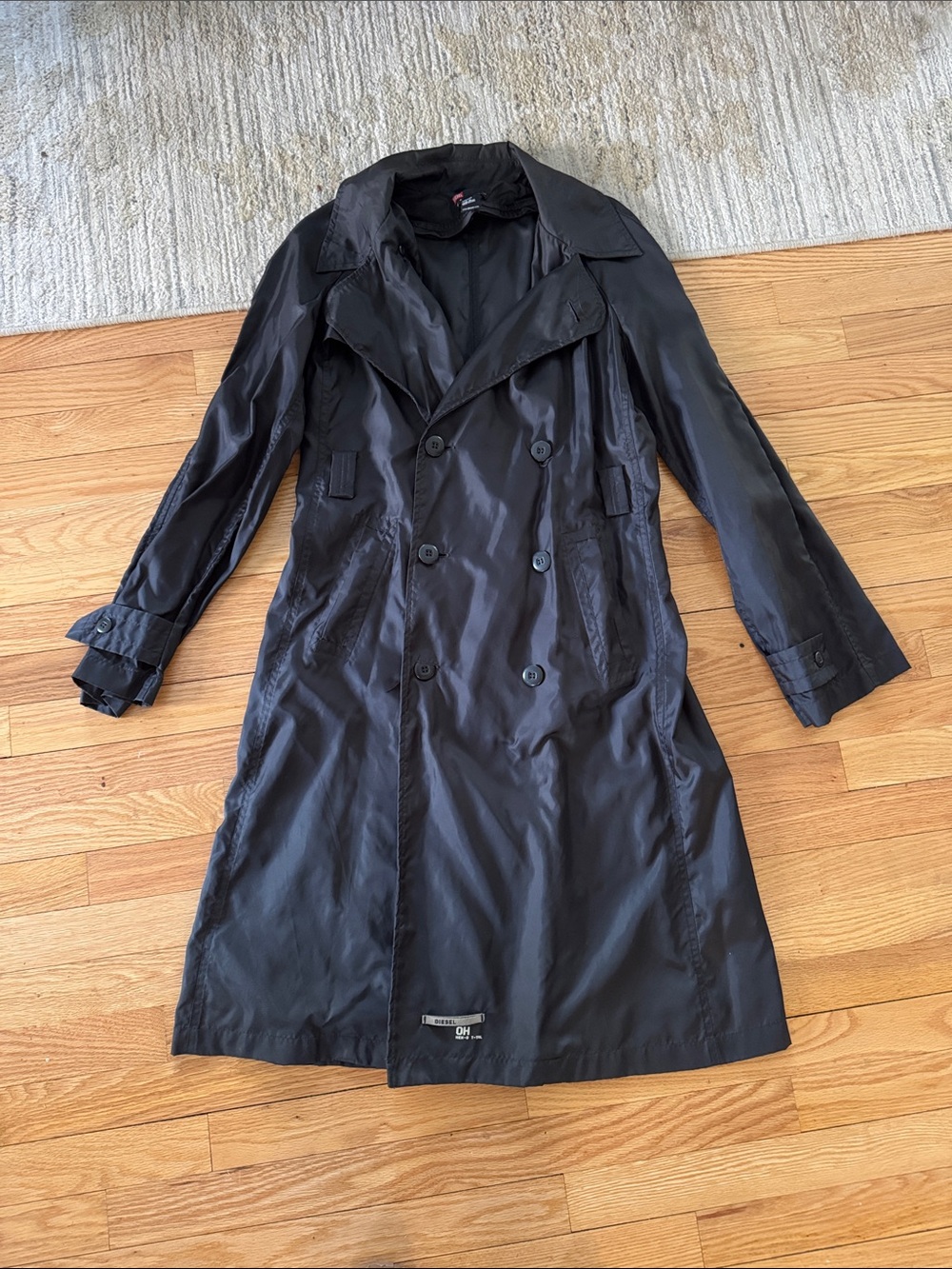 Women’s Diesel double-Breasted Trench Coat